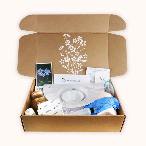 Miscarriage support items for home use. 